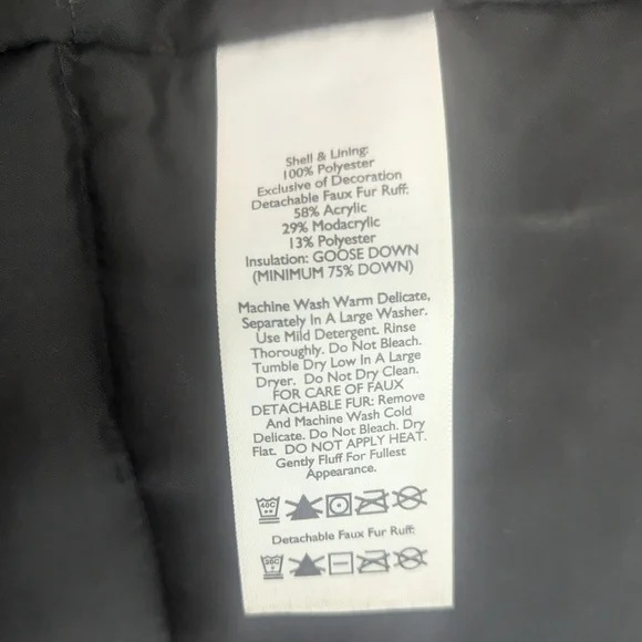 Vintage Rare Eddie Bauer Goose Down Men's outdoor ski/snowboard/work coat size L - Picture 9 of 10